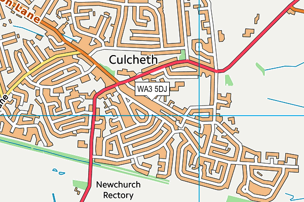 Map of DF PROPERTY (CULCHETH) LTD at district scale