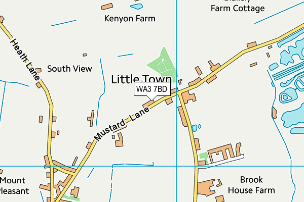 St Lewis Catholic Primary School map (WA3 7BD) - OS VectorMap District (Ordnance Survey)