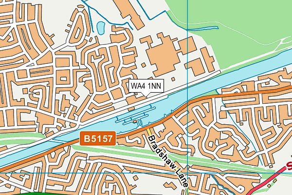 WA4 1NN map - OS VectorMap District (Ordnance Survey)