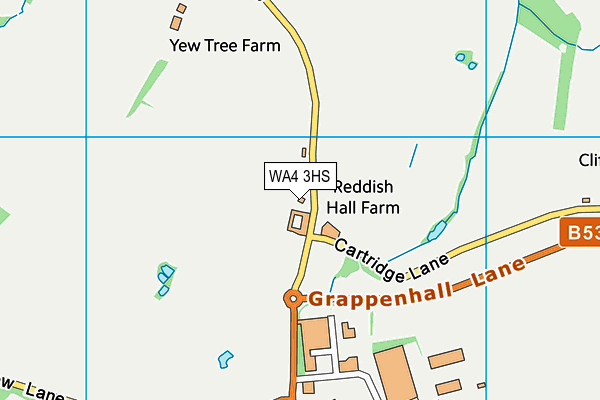 Map of GRAPPENHALL RIDGE MANAGEMENT COMPANY LIMITED at district scale