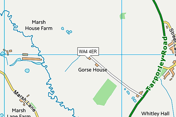 WA4 4ER map - OS VectorMap District (Ordnance Survey)
