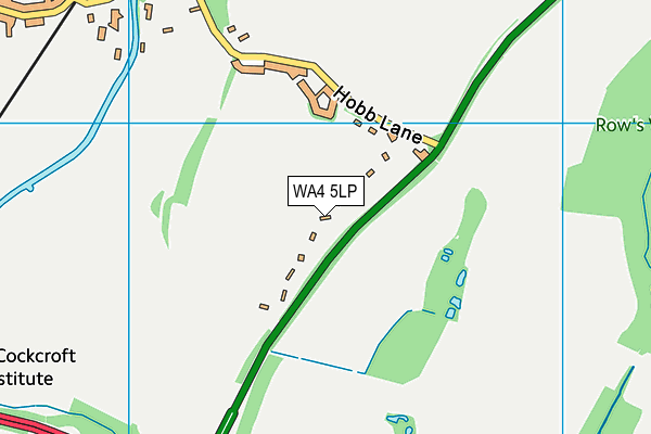 WA4 5LP map - OS VectorMap District (Ordnance Survey)