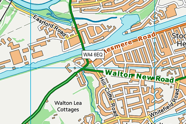 WA4 6EQ map - OS VectorMap District (Ordnance Survey)