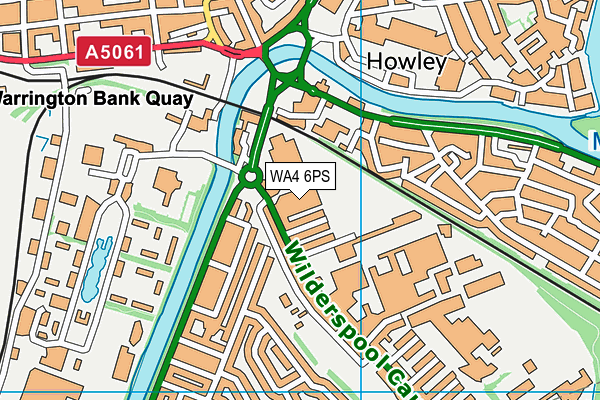 Map of TONY BAINES LTD at district scale