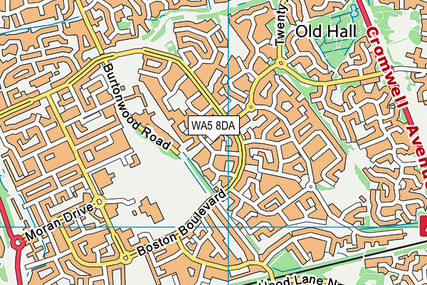 Map of PENNINGTON RAILWAY SERVICES LTD at district scale