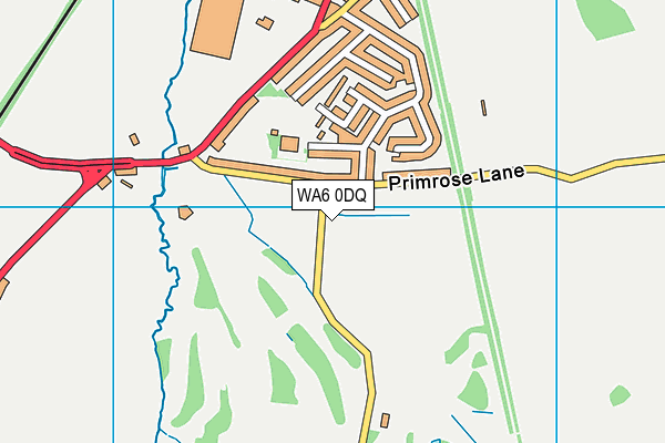 WA6 0DQ map - OS VectorMap District (Ordnance Survey)
