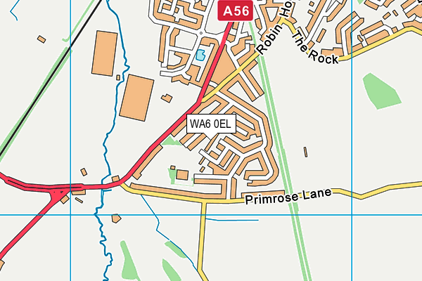 WA6 0EL map - OS VectorMap District (Ordnance Survey)