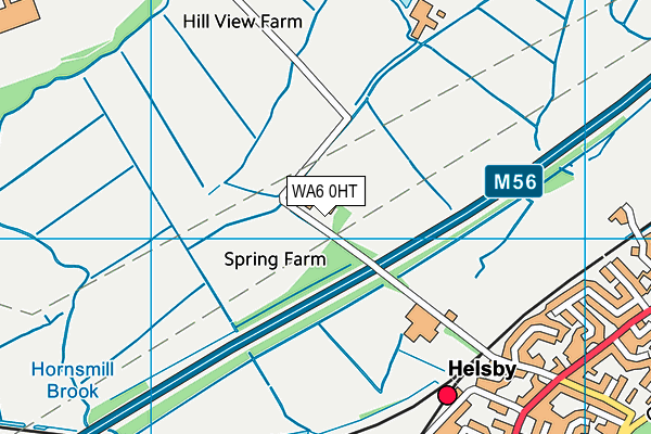 WA6 0HT map - OS VectorMap District (Ordnance Survey)