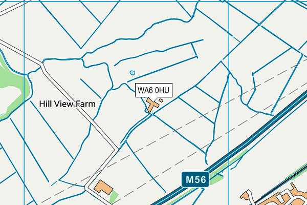WA6 0HU map - OS VectorMap District (Ordnance Survey)