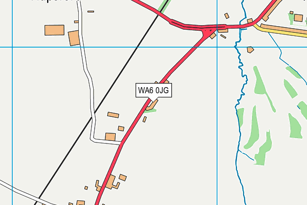 WA6 0JG map - OS VectorMap District (Ordnance Survey)