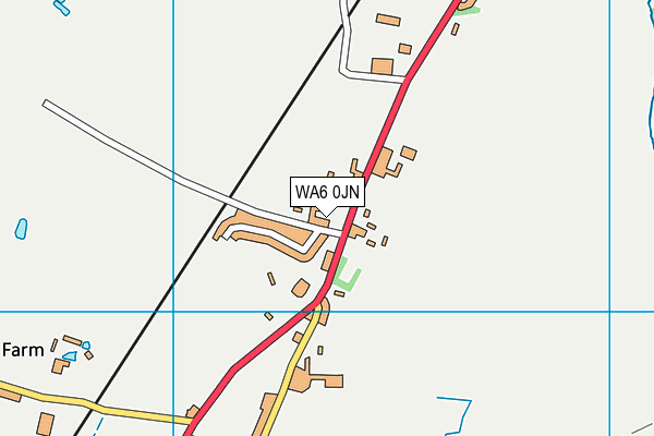 WA6 0JN map - OS VectorMap District (Ordnance Survey)