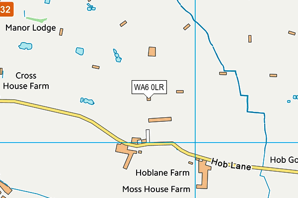 WA6 0LR map - OS VectorMap District (Ordnance Survey)