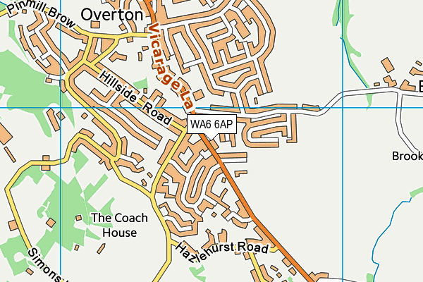 WA6 6AP map - OS VectorMap District (Ordnance Survey)