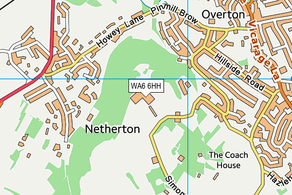 Best Western Forest Hills Hotel & Leisure Club map (WA6 6HH) - OS VectorMap District (Ordnance Survey)