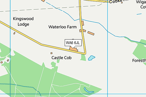 WA6 6JL map - OS VectorMap District (Ordnance Survey)