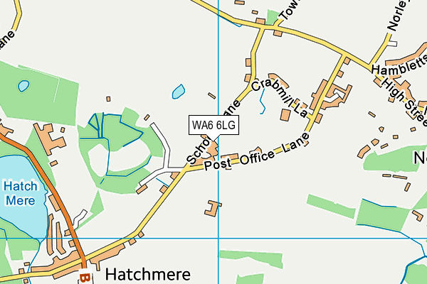 WA6 6LG map - OS VectorMap District (Ordnance Survey)