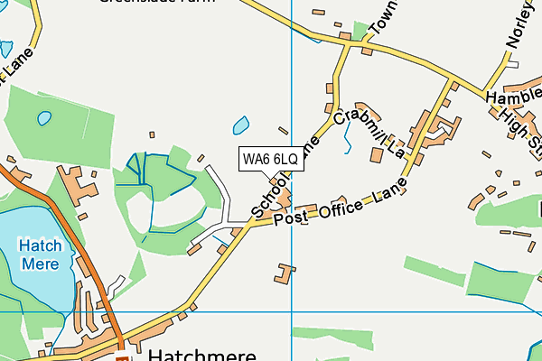 WA6 6LQ map - OS VectorMap District (Ordnance Survey)