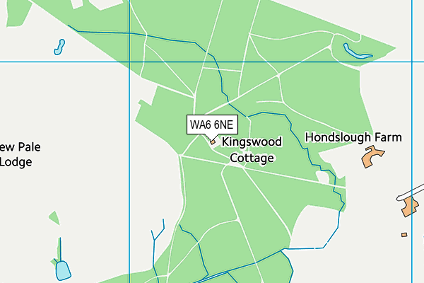 WA6 6NE map - OS VectorMap District (Ordnance Survey)