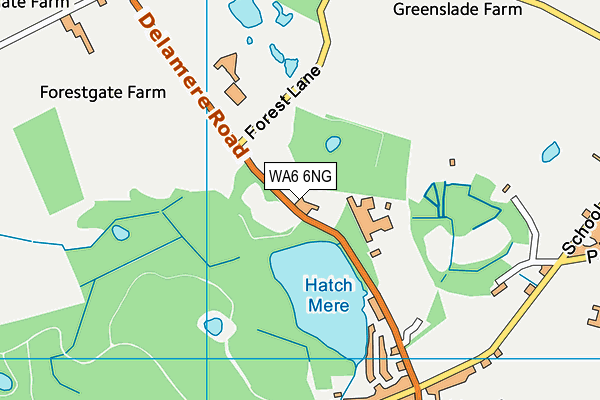 WA6 6NG map - OS VectorMap District (Ordnance Survey)