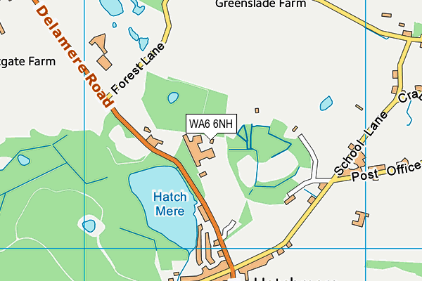 WA6 6NH map - OS VectorMap District (Ordnance Survey)