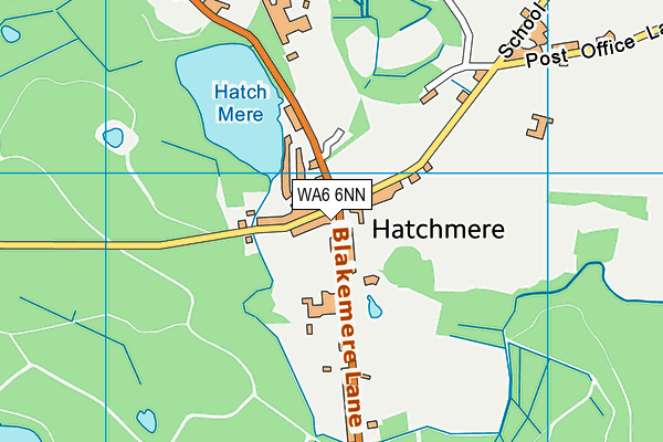 WA6 6NN map - OS VectorMap District (Ordnance Survey)