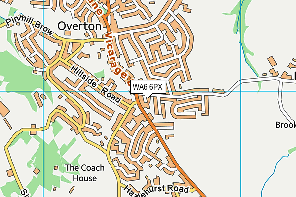 WA6 6PX map - OS VectorMap District (Ordnance Survey)