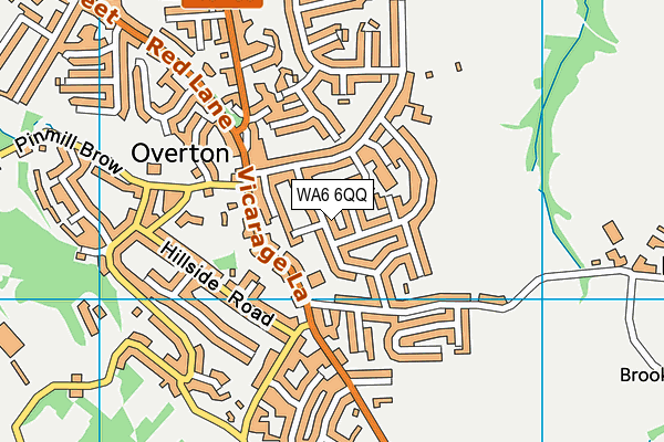 WA6 6QQ map - OS VectorMap District (Ordnance Survey)