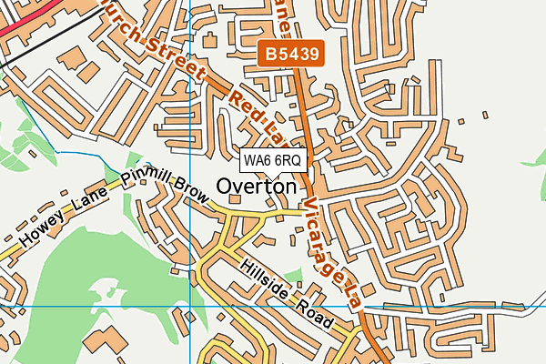 WA6 6RQ map - OS VectorMap District (Ordnance Survey)