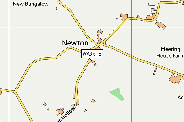 WA6 6TE map - OS VectorMap District (Ordnance Survey)