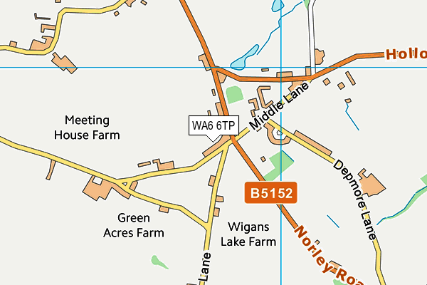 WA6 6TP map - OS VectorMap District (Ordnance Survey)