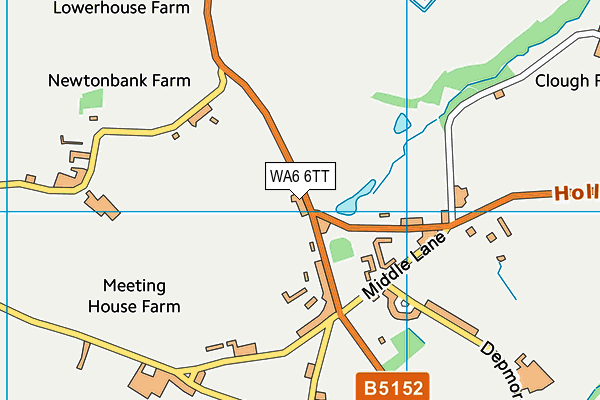 WA6 6TT map - OS VectorMap District (Ordnance Survey)