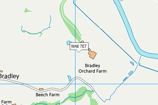 WA6 7ET map - OS VectorMap District (Ordnance Survey)