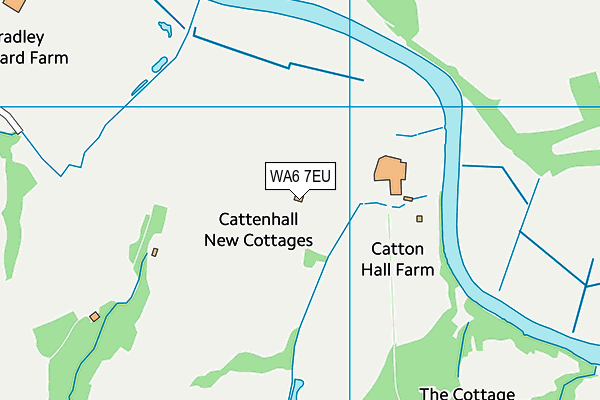 WA6 7EU map - OS VectorMap District (Ordnance Survey)