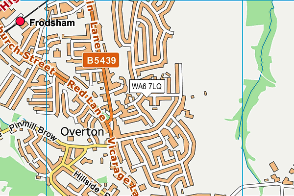 WA6 7LQ map - OS VectorMap District (Ordnance Survey)