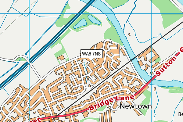 WA6 7NS map - OS VectorMap District (Ordnance Survey)