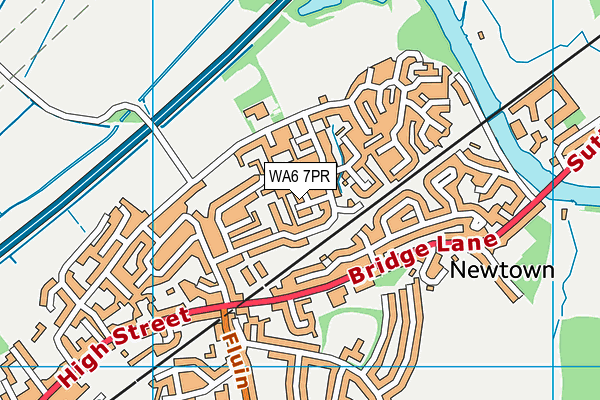 WA6 7PR map - OS VectorMap District (Ordnance Survey)