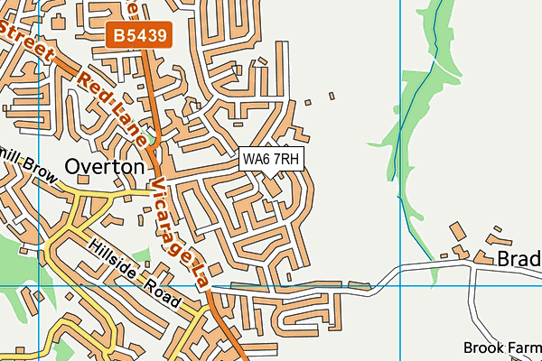WA6 7RH map - OS VectorMap District (Ordnance Survey)