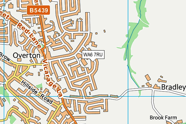 WA6 7RU map - OS VectorMap District (Ordnance Survey)