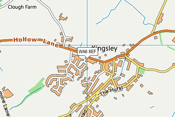 Kingsley St John's CofE (VA) Primary School map (WA6 8EF) - OS VectorMap District (Ordnance Survey)
