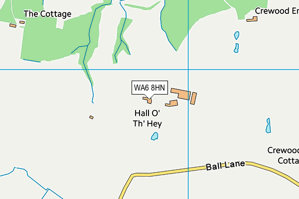 WA6 8HN map - OS VectorMap District (Ordnance Survey)
