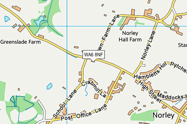 WA6 8NF map - OS VectorMap District (Ordnance Survey)