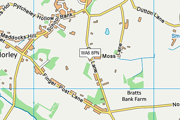 WA6 8PN map - OS VectorMap District (Ordnance Survey)