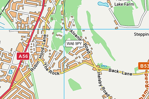 Map of COTTRELL COMMERCIAL LIMITED at district scale