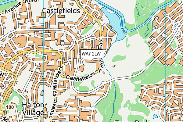 Bridgewater Park Primary School map (WA7 2LW) - OS VectorMap District (Ordnance Survey)