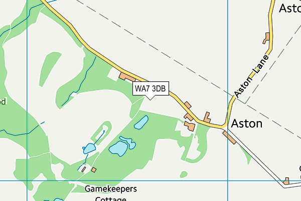 Aston by Sutton Primary School map (WA7 3DB) - OS VectorMap District (Ordnance Survey)