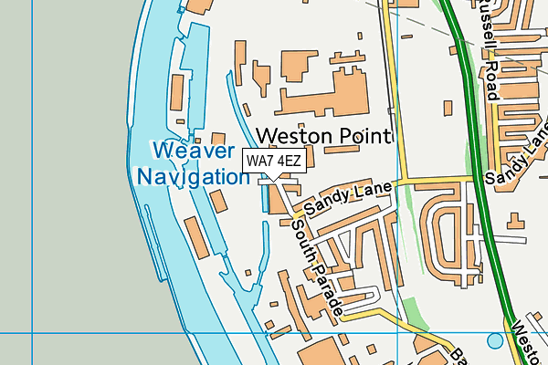 WA7 4EZ map - OS VectorMap District (Ordnance Survey)