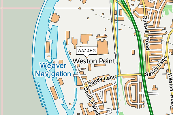 WA7 4HG map - OS VectorMap District (Ordnance Survey)
