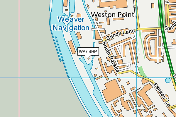 WA7 4HP map - OS VectorMap District (Ordnance Survey)