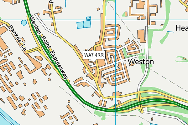 WA7 4RR map - OS VectorMap District (Ordnance Survey)
