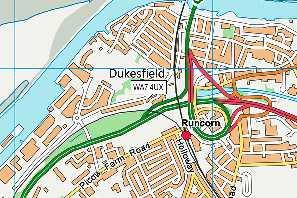 Map of RUNCORN ELECTRICAL LIMITED at district scale